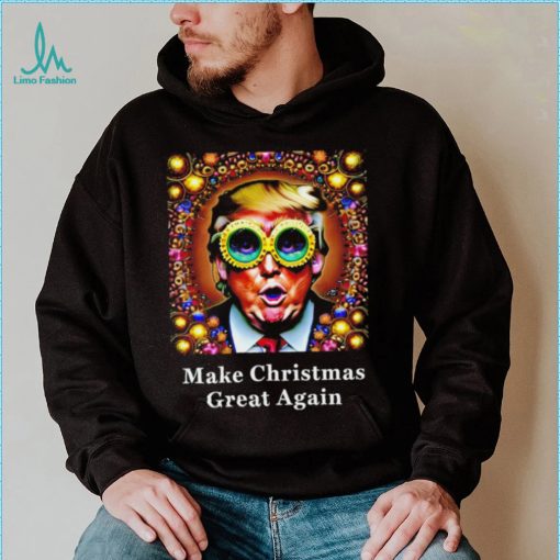 Funny Psychedelic Donald Trump Christmas shirt