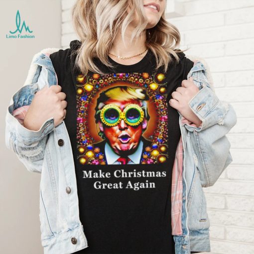 Funny Psychedelic Donald Trump Christmas shirt