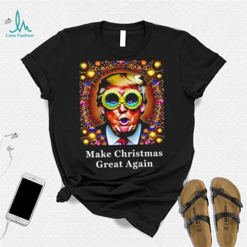 Funny Psychedelic Donald Trump Christmas shirt