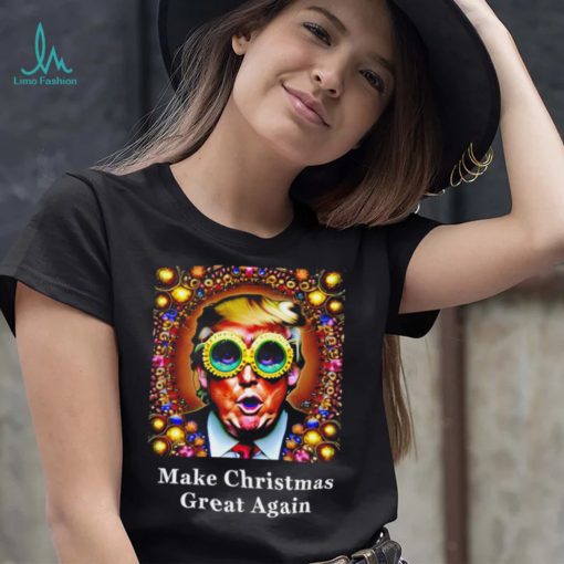 Funny Psychedelic Donald Trump Christmas shirt