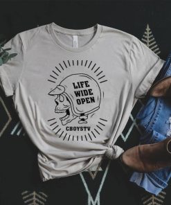 Funny skull life wide open cboystv shirt