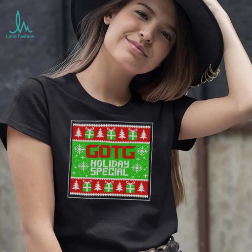 GOTG Guardians Of The Galaxy Holiday Special Faux ugly Christmas shirt