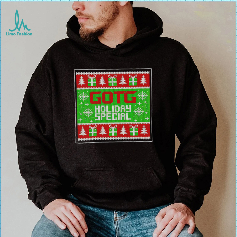 GOTG Guardians Of The Galaxy Holiday Special Faux ugly Christmas shirt GOTG Guardians Of The Galaxy Holiday Special Faux ugly Christmas shirt