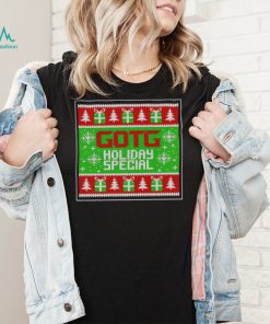 GOTG Guardians Of The Galaxy Holiday Special Faux ugly Christmas shirt