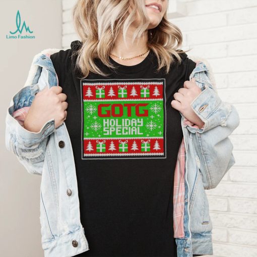 GOTG Guardians Of The Galaxy Holiday Special Faux ugly Christmas shirt