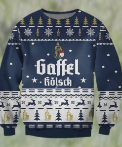 Gaffel Kolsch Beer Ugly Christmas Sweater, Faux Wool Sweater, Gifts For Beer Lovers, International Beer Day, Best Christmas Gifts For 2022 – Prinvity