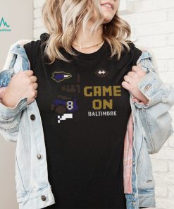 Game On Baltimore Raven Lamar Jackson Pixel Shirt