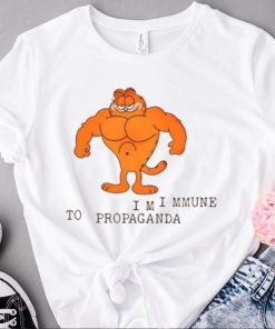 Garfield I’m Immune To Propaganda Shirt