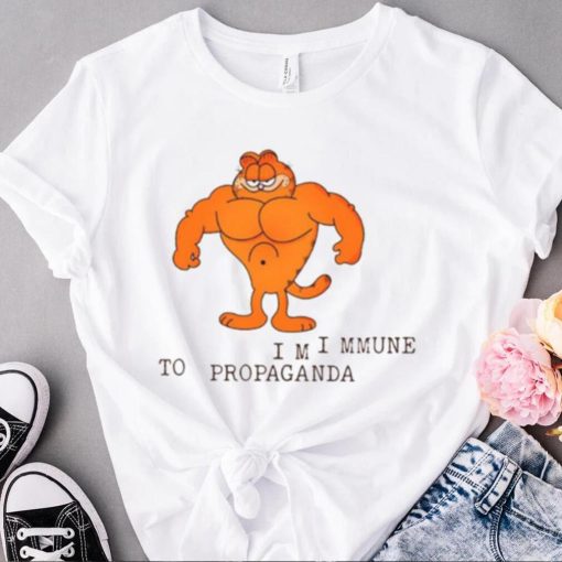 Garfield I’m Immune To Propaganda Shirt