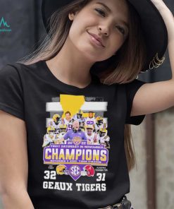 Geaux Tigers 2022 First Saturday In November Champions LSU 32 31 Alabama Shirt