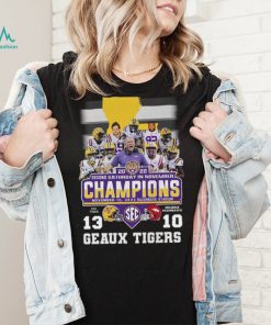 Geaux Tigers 2022 Second Saturday In November Champions LSU Tigers 13 10 Arkansas Razorbacks Shirt