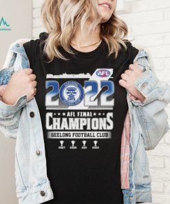 Geelong Cats Football Club Australian Football League 2022 Champions Shirt2