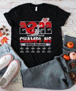 Georgia Bulldogs Football SEC 2022 East Division Champions matchup T Shirt
