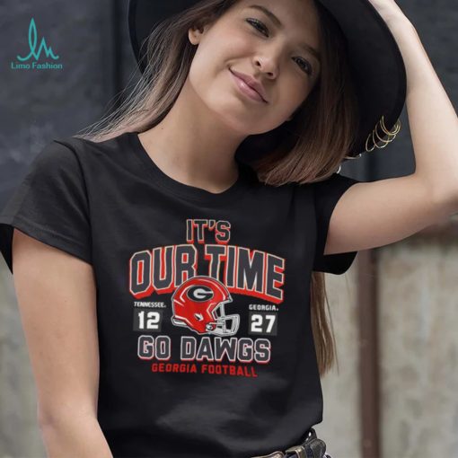 Georgia Football It’s Out Time Go Dawgs 27 12 Shirt