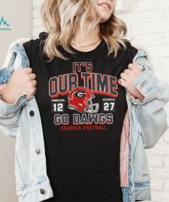 Georgia Football It’s Out Time Go Dawgs 27 12 Shirt