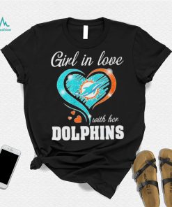 Girl In Love Heart Dolphins Shirt