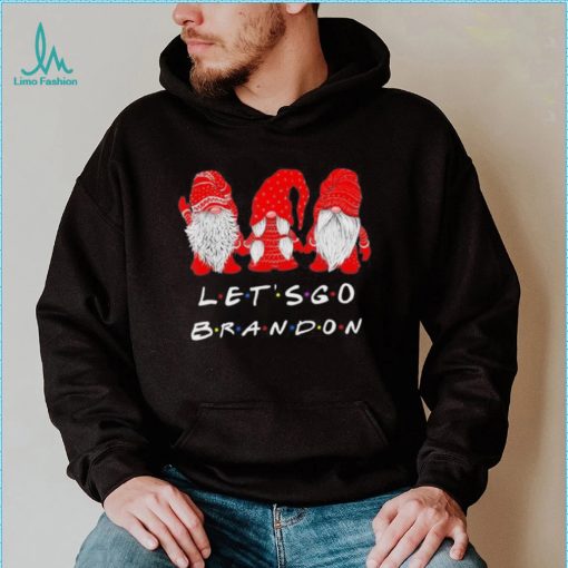 Gnome Lets Go Biden Brandon Christmas Gnomies Pajamas T shirt