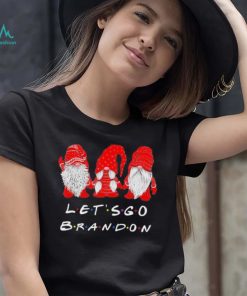 Gnome Lets Go Biden Brandon Christmas Gnomies Pajamas T shirt