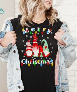 Gnomes Family 2022 Light Merry Christmas Tree Shirt