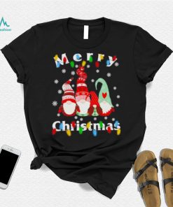 Gnomes Family 2022 Light Merry Christmas Tree Shirt