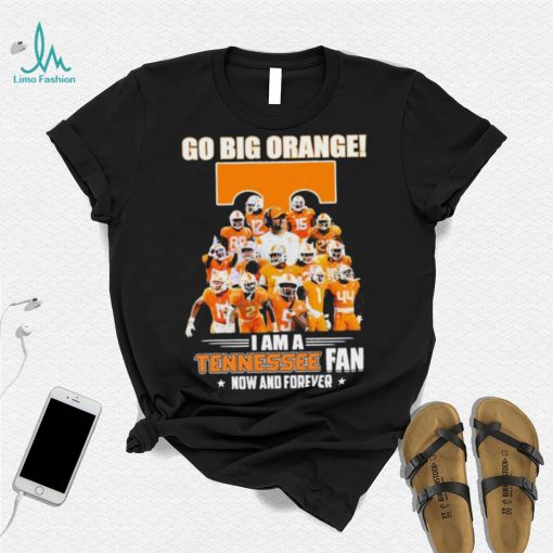 Go Big Orange I Am A Tennessee Fan Now And Forever Shirt