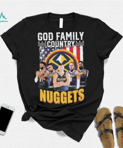 God Family Country Denver Nuggets Signatures Shirt