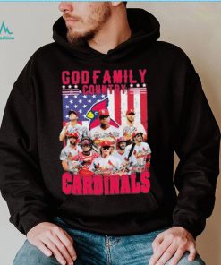 God Family Country St Louis Cardinals Baseball American Flag Signatures Shirt