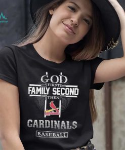 God Family Second Cardinals Baseball Shirt