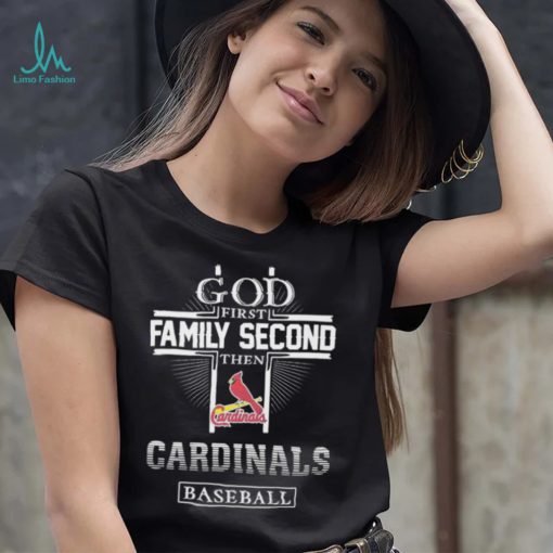 God Family Second Cardinals Baseball Shirt