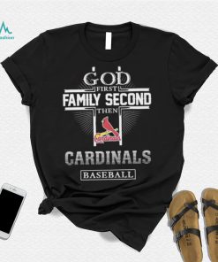 God Family Second Cardinals Baseball Shirt