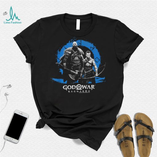 God Of War Ragnarok Icon With Kratos And Atreus T Shirt