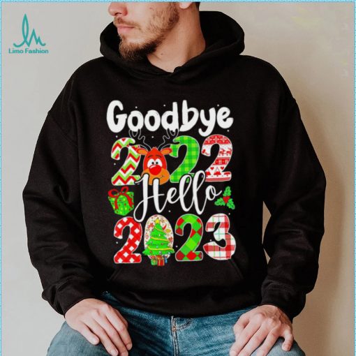 Goodbye 2022 Hello 2023 Happy New Year Christmas shirt