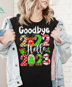 Goodbye 2022 Hello 2023 Happy New Year Christmas shirt