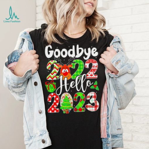 Goodbye 2022 Hello 2023 Happy New Year Christmas shirt