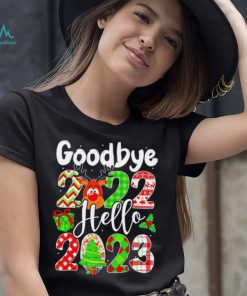 Goodbye 2022 Hello 2023 Happy New Year Christmas shirt