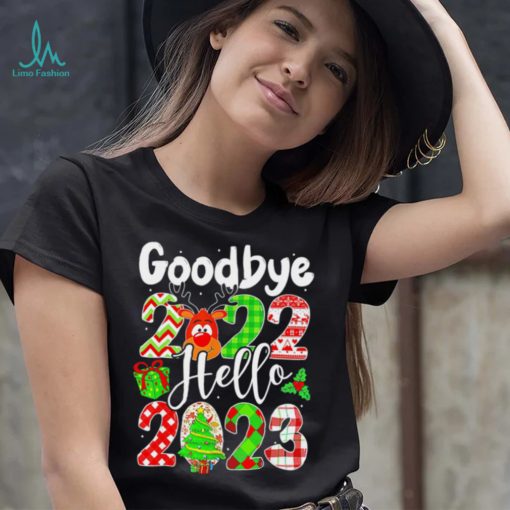 Goodbye 2022 Hello 2023 Happy New Year Christmas shirt