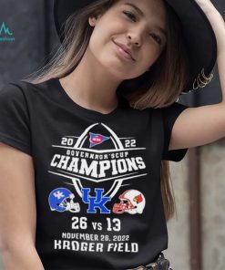 Governors Cup Champions Kentucky Wildcats 26 13 Louisville Kroger Fields shirt