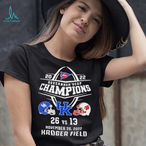 Governors Cup Champions Kentucky Wildcats 26 13 Louisville Kroger Fields shirt