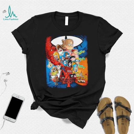 Gravity Falls X Stranger Things 4 mystery shack shirt