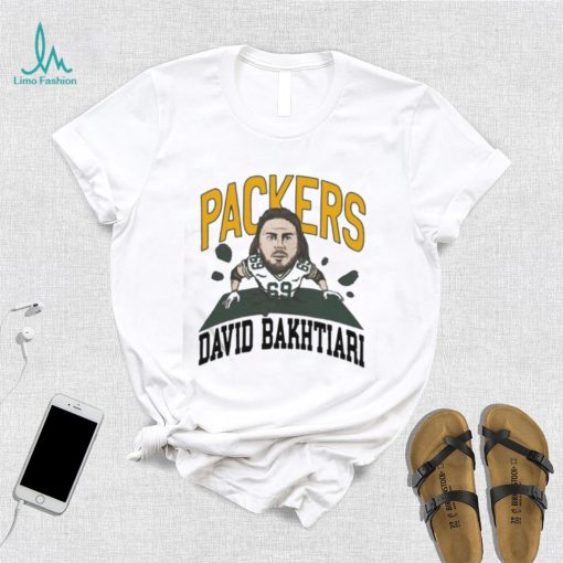 Green Bay Packers 69 David Bakhtiari Breakthrough T Shirt