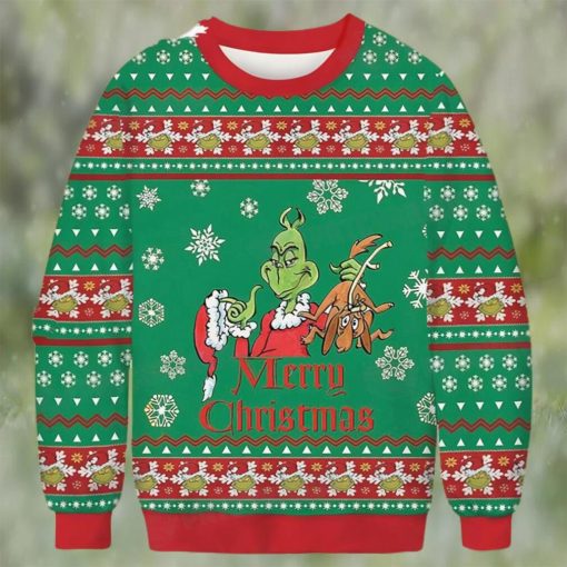 Grinch Merry Christmas Ugly Christmas Sweater Gift For Family