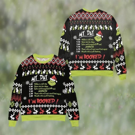 Grinch My Day Ugly Christmas Sweater Funny Gift