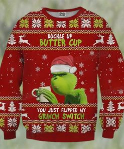 Grinch Switch Butter Cup Ugly Christmas Sweater Funny Gift