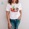 Santa Dachshund I Just Freaking Love Christmas Ok Light Shirt