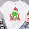 Grinch love them kids school bus driver life Christmas shirt
