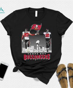 Gronkowski 87 And Brady 12 Tampa Bay Buccaneers City Sports Shirt