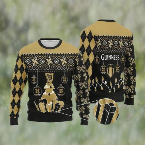 Guinness Beer Ugly Christmas Sweater, Faux Wool Sweater, Gifts For Beer Lovers, International Beer Day, Best Christmas Gifts For 2022 – Prinvity