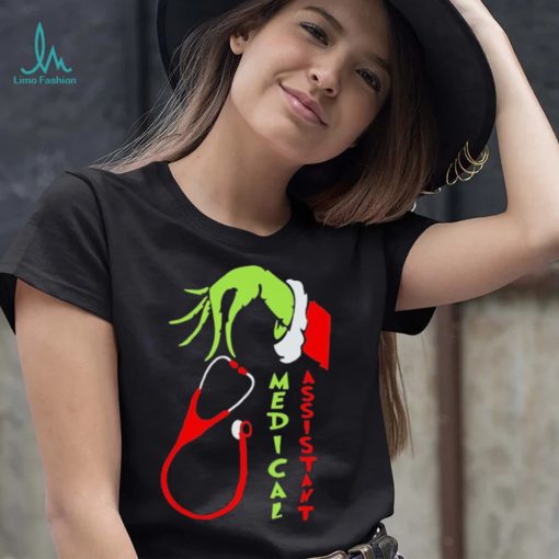 Hand Grinch Hand Medical Assistant Shirt