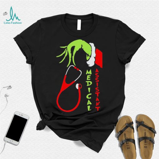 Hand Grinch Hand Medical Assistant Shirt