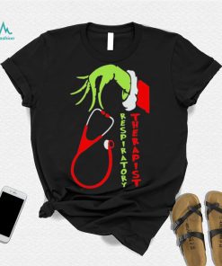 Hand Grinch Hand Respiratory Therapist Shirt